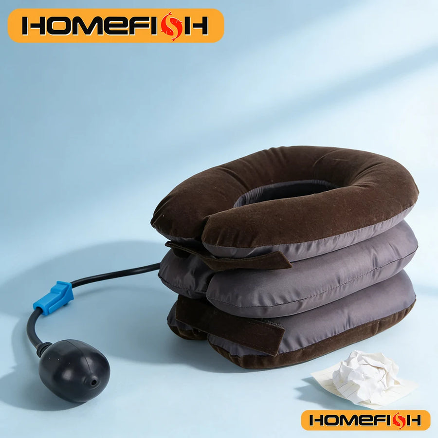 POSTUREMEND Inflatable Neck Stretcher — Instant Relief at Home or the Office