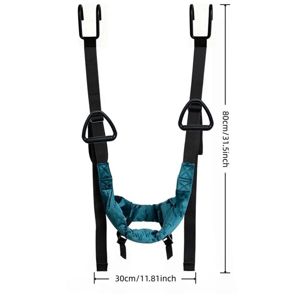 Cervical Neck Traction Hanging Device Soft Neck Stretching Belt Pain Relief Medical Neck Orthosis Traction Frame Adjustable